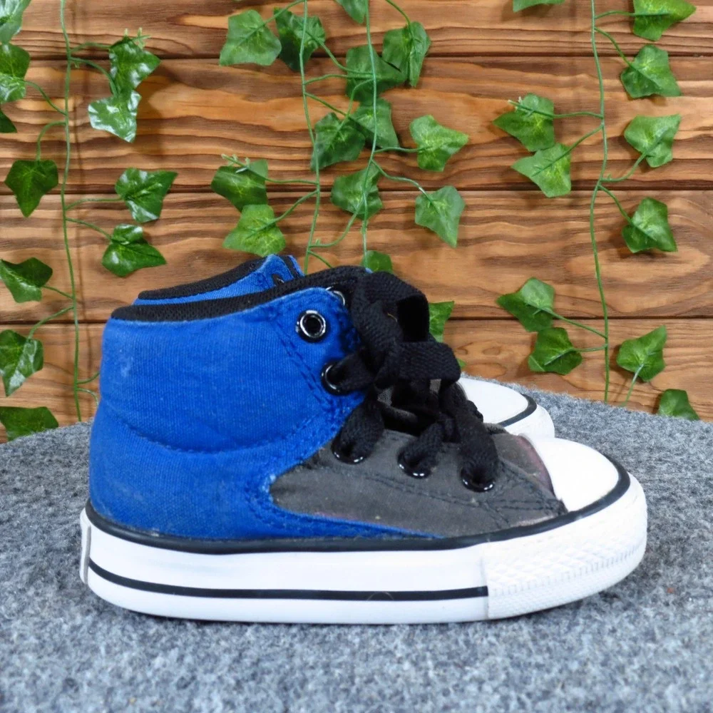 Converse Chuck Taylor All Star Axel Mid Toddler Sneaker‎ 5 Casual Blue Grey